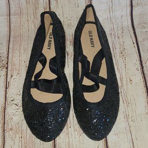 Old Navy Glitter Flats- Navy